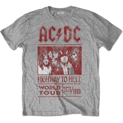 HeyRusty AC/DC Highway to Hell Turné T-shirt - T-shirt HeyRusty AC/DC Highway to Hell Turné T-shirt - T-shirt
