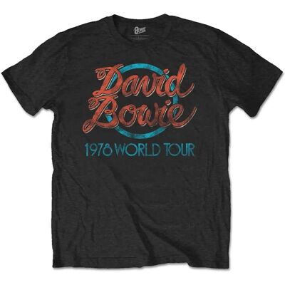 HeyRusty David Bowie - 1978 Welt-Tour Schwarz X-large T-Shirt HeyRusty David Bowie - 1978 Welt-Tour Schwarz X-large T-Shirt