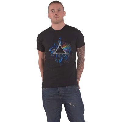 Pink Floyd Dark Side Of The Moon Blue Splatter Black S - T-shirt Pink Floyd Dark Side Of The Moon Blue Splatter Black S - T-shirt