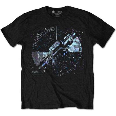 Pink Floyd Machine Greeting Blue Negru S - Tricou Pink Floyd Machine Greeting Blue Negru S - Tricou