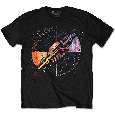 Pink Floyd XL Black T-Shirt - Machine Greeting Orange - Official Pink Floyd XL Black T-Shirt - Machine Greeting Orange - Official