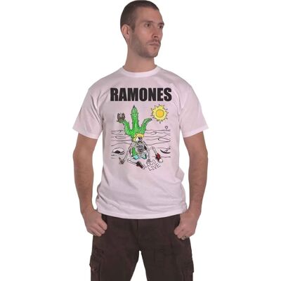 HeyRusty Ramones - Loco Live White T-shirt - Rock HeyRusty Ramones - Loco Live White T-shirt - Rock