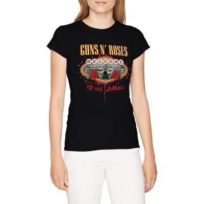 Tricou pentru femei Guns N' Roses - Welcome To The Jungle - Rock Off Tricou pentru femei Guns N' Roses - Welcome To The Jungle - Rock Off
