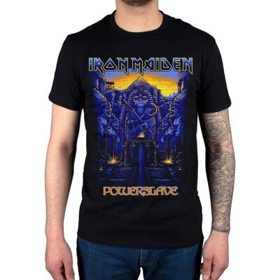 HeyRusty Iron Maiden - Dark Ink Powerslave T-shirt - Svart XL HeyRusty Iron Maiden - Dark Ink Powerslave T-shirt - Svart XL