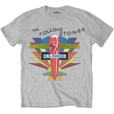 HeyRusty The Rolling Stones 1975 Grå T-shirt - Band T-shirt HeyRusty The Rolling Stones 1975 Grå T-shirt - Band T-shirt