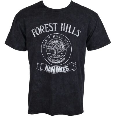 Tricou unisex Ramones de HeyRusty - Pădure vintage negru Tricou unisex Ramones de HeyRusty - Pădure vintage negru