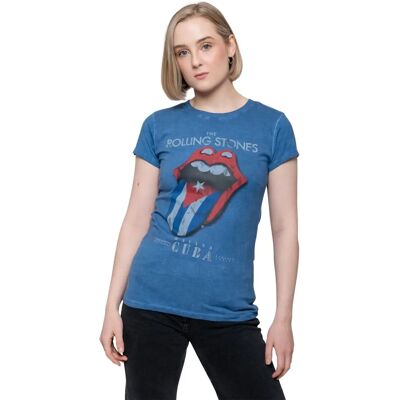 The Rolling Stones Havana Cuba Snow Wash T-shirt - Herr The Rolling Stones Havana Cuba Snow Wash T-shirt - Herr