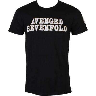 HeyRusty Unisex T-shirt Avenged Sevenfold - Logo & Death Bat - Svart HeyRusty Unisex T-shirt Avenged Sevenfold - Logo & Death Bat - Svart