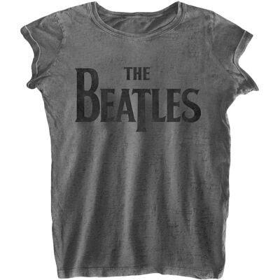 HeyRusty The Beatles dam T-shirt - Drop T Logo - Grå - T-shirt HeyRusty The Beatles dam T-shirt - Drop T Logo - Grå - T-shirt