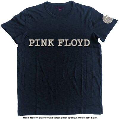 Pink Floyd Unisex T-shirt - Logo & Prism - Rock - XL Pink Floyd Unisex T-shirt - Logo & Prism - Rock - XL
