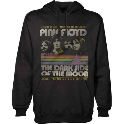 Pink Floyd Unisex Hoodie - Retro Stripes - Hooded Pullover Pink Floyd Unisex Hoodie - Retro Stripes - Hooded Pullover