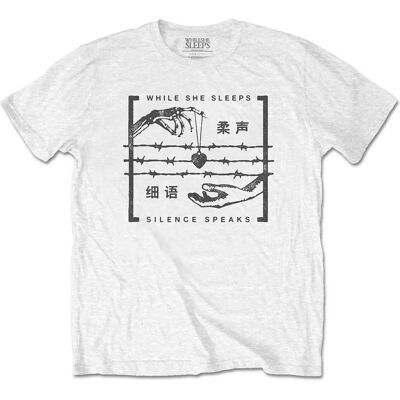 HeyRusty Medan hon sover Vit Small - T-shirt HeyRusty Medan hon sover Vit Small - T-shirt