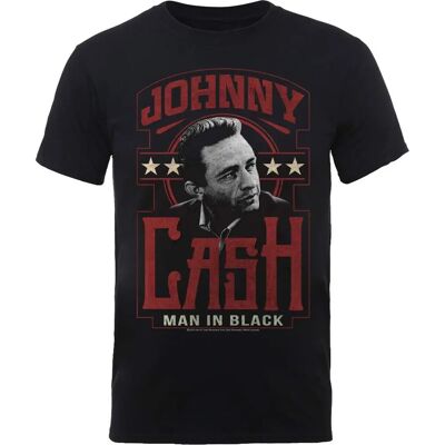 T-shirt Johnny Cash Man In Black - Rock Off - Publicité T-shirt Johnny Cash Man In Black - Rock Off - Publicité