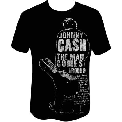 HeyRusty Johnny Cash - Stor Svart T-shirt - Officiell bandmerchandise HeyRusty Johnny Cash - Stor Svart T-shirt - Officiell bandmerchandise