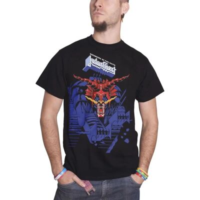 Judas Priest Defenders Blue Black XXL - T-shirt Judas Priest Defenders Blue Black XXL - T-shirt