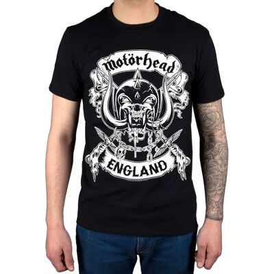 HeyRusty Motörhead - Korsade Svärd England Vapen Svart Stor - T-shirt HeyRusty Motörhead - Korsade Svärd England Vapen Svart Stor - T-shirt