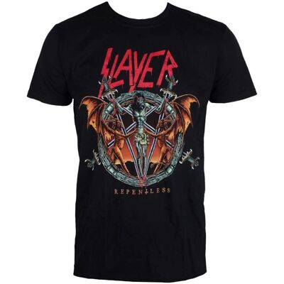 HeyRusty Slayer Duży Czarny T-shirt - Metal Fan Wear HeyRusty Slayer Duży Czarny T-shirt - Metal Fan Wear