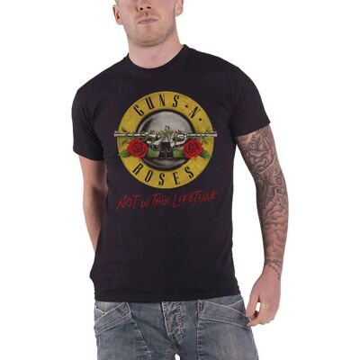 Guns N' Roses Black T-shirt - Not In This Lifetime Tour Guns N' Roses Black T-shirt - Not In This Lifetime Tour