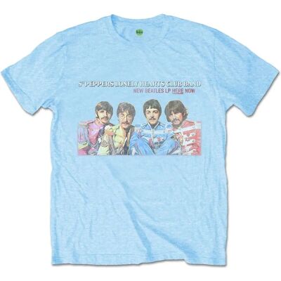 HeyRusty The Beatles - Blå Stor T-shirt HeyRusty The Beatles - Blå Stor T-shirt