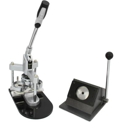 PixMax Abzeichenhersteller Maschine Druckknöpfe Nadel Abzeichen Presse & Cutter - Personalisierte Abzeichen Kit PixMax Abzeichenhersteller Maschine Druckknöpfe Nadel Abzeichen Presse & Cutter - Personalisierte Abzeichen Kit