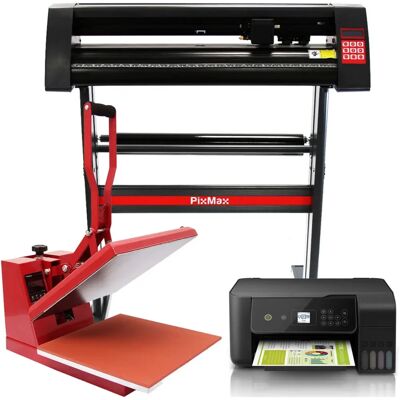 PixMax Presse à Chaleur et Coupeur de Vinyle - Presseur à Clamshell 38cm et Coupeur de 720mm - Publicité PixMax Presse à Chaleur et Coupeur de Vinyle - Presseur à Clamshell 38cm et Coupeur de 720mm - Publicité
