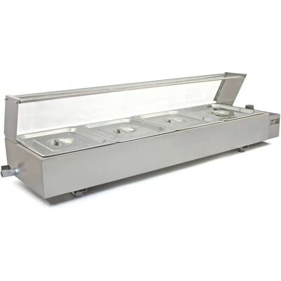 KuKoo Hopea 4 Pans Water Well Bain Marie - Bain Marie KuKoo Hopea 4 Pans Water Well Bain Marie - Bain Marie