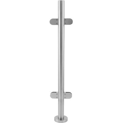 MonsterShop Barandilla in Acciaio Inox - Posto Centrale 110cm - Sicurezza Moderna MonsterShop Barandilla in Acciaio Inox - Posto Centrale 110cm - Sicurezza Moderna