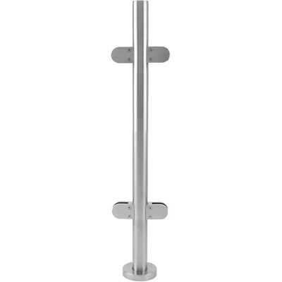 MonsterShop Poste de Balustrada Acero Inoxidable - 90cm - Interior/Exterior MonsterShop Poste de Balustrada Acero Inoxidable - 90cm - Interior/Exterior