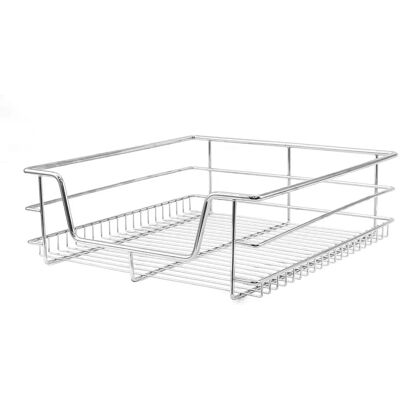 Monstershop KuKoo Pull Out Storage Baskets - Silver - Kitchen 600mm Monstershop KuKoo Pull Out Storage Baskets - Silver - Kitchen 600mm