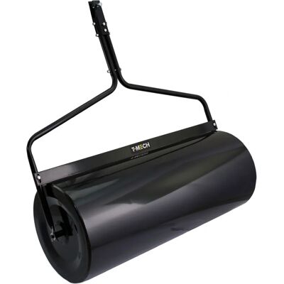 T-Mech Schwerer Anhängbarer Gartenroller - 120L, Schwarz - Rasen Glätten T-Mech Schwerer Anhängbarer Gartenroller - 120L, Schwarz - Rasen Glätten