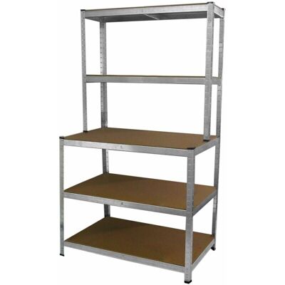 Monster Racking Galvanised Steel Shelving Unit - Heavy Duty Workshop Storage Monster Racking Galvanised Steel Shelving Unit - Heavy Duty Workshop Storage