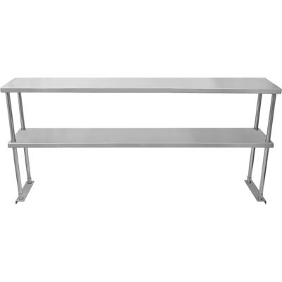 KuKoo Edelstahl Überregal - 1500mm Silber Gewerbliche Küchenschränke KuKoo Edelstahl Überregal - 1500mm Silber Gewerbliche Küchenschränke