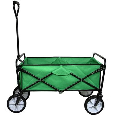 Carrello da Giardino MonsterShop - Pieghevole, 70kg Capacità - Trasporto Attrezzi Carrello da Giardino MonsterShop - Pieghevole, 70kg Capacità - Trasporto Attrezzi