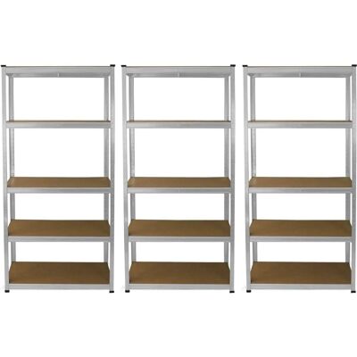 Monster Racking 3 x E-Rax Galvanised Grey - Racking Units Monster Racking 3 x E-Rax Galvanised Grey - Racking Units