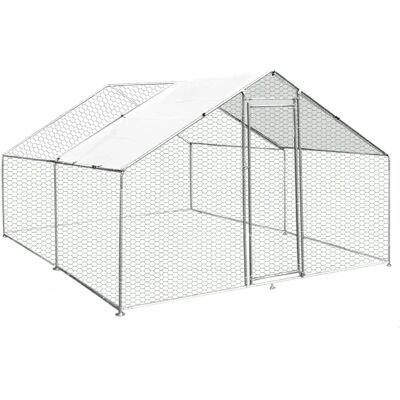 MonsterShop Hühnchenlauf 3m x 4m x 2m Grün - Hühnerkäfig MonsterShop Hühnchenlauf 3m x 4m x 2m Grün - Hühnerkäfig
