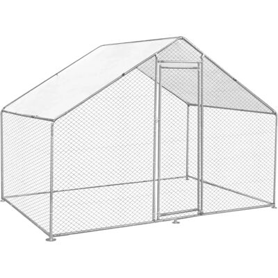 MonsterShop Hühnerlauf 4m x 2m x 2m Grün - Hühnerlaufkäfig MonsterShop Hühnerlauf 4m x 2m x 2m Grün - Hühnerlaufkäfig