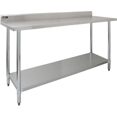 KuKoo 6ft catering ławka z nadstawem - Stal nierdzewna KuKoo 6ft catering ławka z nadstawem - Stal nierdzewna