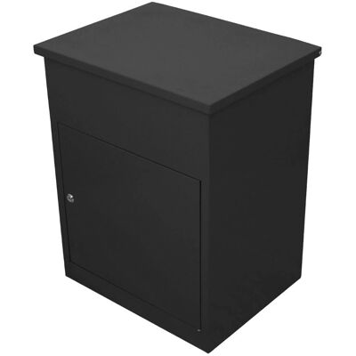 Monster Cable Black Parcel Post Box - Post Box Monster Cable Black Parcel Post Box - Post Box