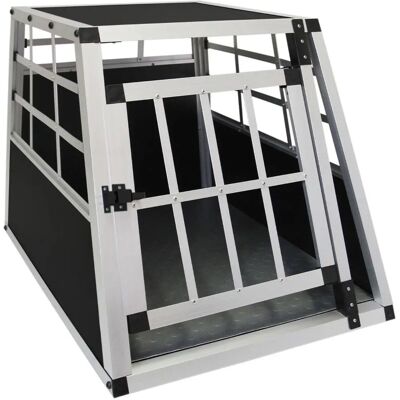 MonsterShop Transportowa klatka dla zwierząt - Aluminium Mała MonsterShop Transportowa klatka dla zwierząt - Aluminium Mała