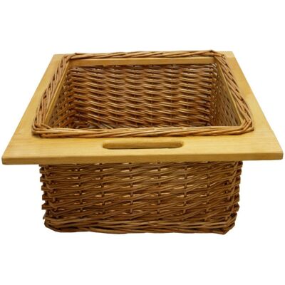 KuKoo Model 500mm Handwoven Wicker Baskets - Kitchen Storage KuKoo Model 500mm Handwoven Wicker Baskets - Kitchen Storage
