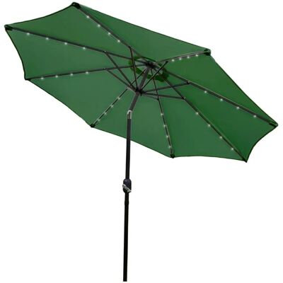 Parasole inclinable LED MonsterShop 2.7m - Parasol de Jardin - Publicité Parasole inclinable LED MonsterShop 2.7m - Parasol de Jardin - Publicité