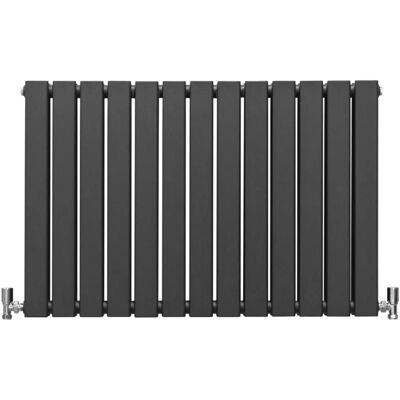 Radiateur panneau plat Monstershop - Gris anthracite - 600mm x 910mm - Publicité Radiateur panneau plat Monstershop - Gris anthracite - 600mm x 910mm - Publicité