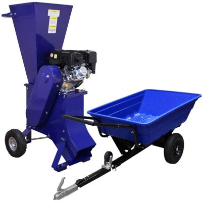 T-Mech ATV Trailer & 15HP Wood Chipper - Garden Tipping Quad T-Mech ATV Trailer & 15HP Wood Chipper - Garden Tipping Quad