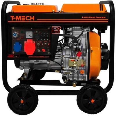 Kannettava dieselgeneraattori T-Mech avoin runko ATS sähköstartti 5kVA 10HP Kannettava dieselgeneraattori T-Mech avoin runko ATS sähköstartti 5kVA 10HP