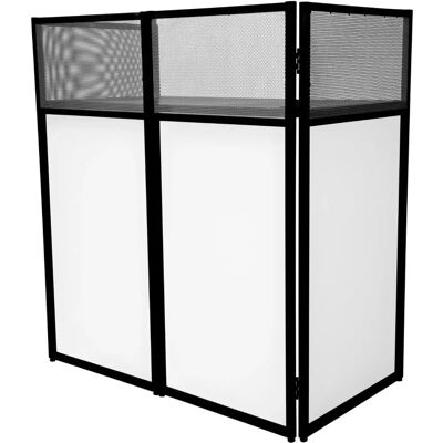 MonsterShop DJ -Portaali Taivutettava Teräs Musta Valkoinen Kankaat - DJ Tyyppi MonsterShop DJ -Portaali Taivutettava Teräs Musta Valkoinen Kankaat - DJ Tyyppi