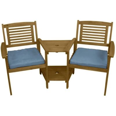 Jardin Sofá Compañero de Madera Cojines Sillas de Jardín Mesa Banco de Esquina - Muebles de Jardín Jardin Sofá Compañero de Madera Cojines Sillas de Jardín Mesa Banco de Esquina - Muebles de Jardín