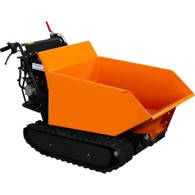 Mini Dumper T-mech à chenilles, essence 500kg capacité - Publicité Mini Dumper T-mech à chenilles, essence 500kg capacité - Publicité