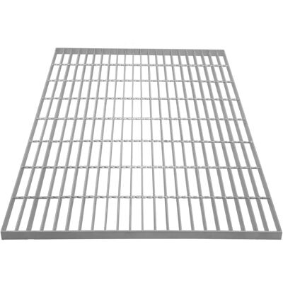MonsterShop Ciężki ocynkowany stalowy ruszt - 80cm x 80cm - Podłoga przemysłowa MonsterShop Ciężki ocynkowany stalowy ruszt - 80cm x 80cm - Podłoga przemysłowa