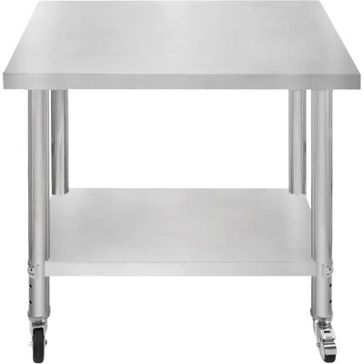 Table de travail KuKoo - 86cm x 76cm x 90cm Argent - Table de Travail - Publicité Table de travail KuKoo - 86cm x 76cm x 90cm Argent - Table de Travail - Publicité