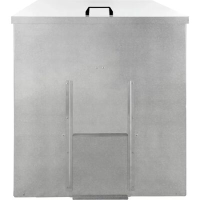 MonsterShop Galvanised Steel Coal Bunker - 350kg, Waterproof, Rodent Proof MonsterShop Galvanised Steel Coal Bunker - 350kg, Waterproof, Rodent Proof